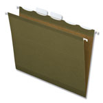 Pendaflex Ready-Tab Reinforced Hanging File Folders, Letter Size, 1/5-Cut Tab, Standard Green, 25/Box orginal image