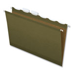 Pendaflex Ready-Tab Reinforced Hanging File Folders, Legal Size, 1/6-Cut Tab, Standard Green, 25/Box orginal image