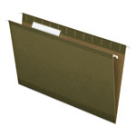 Pendaflex Reinforced Hanging File Folders, Legal Size, 1/3-Cut Tab, Standard Green, 25/Box orginal image