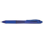 Pentel EnerGel-X Retractable Gel Pen, 1 mm Metal Tip, Blue Ink, Translucent Blue Barrel, Dozen orginal image