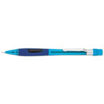 Pentel Quicker Clicker Mechanical Pencil, 0.5 mm, HB (#2.5), Black Lead, Transparent Blue Barrel orginal image