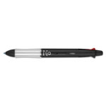 Pilot Dr. Grip 4 + 1 Retractable Ballpoint Pen/Pencil, BK/BE/GN/Red Ink, Black Barrel orginal image