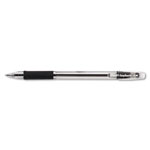 Pilot EasyTouch Stick Ballpoint Pen, Fine 0.7mm, Black Ink, Clear Barrel, Dozen orginal image