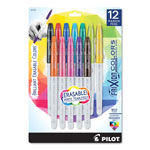 Pilot FriXion Colors Erasable Stick Marker Pen, 2.5mm, Assorted Ink/Barrel, 12/Set orginal image