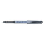 Pilot V Razor Point Liquid Ink Stick Marker Pen, 0.5mm, Black Ink, Gray Barrel, Dozen orginal image