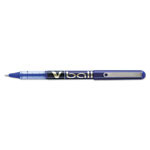 Pilot VBall Liquid Ink Stick Roller Ball Pen, Fine 0.7mm, Blue Ink/Barrel, Dozen orginal image