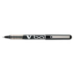 Pilot VBall Liquid Ink Stick Roller Ball Pen, 0.5mm, Black Ink/Barrel, Dozen orginal image