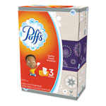 Puffs Facial Tissue, White, 3 Box Pack, 180 Sheets Per Box, 8/Case, 4320 Sheets Total orginal image