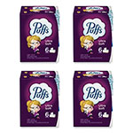 Puffs Ultra Soft Facial Tissue, 2-Ply, White, 124 Sheets/Box, 6 Boxes/Pack, 4 Packs/Carton orginal image