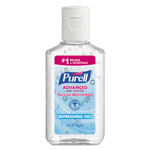 Purell Advanced Hand Sanitizer Refreshing Gel, Clean Scent, 1 oz Bottle, 250/Carton orginal image