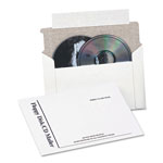 Quality Park Disk/CD Foam-Lined Mailers, Square Flap, Redi-Strip Closure, 8.5 x 6, White, 25/Box orginal image