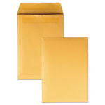 Quality Park Redi-Seal Catalog Envelope, #6, Cheese Blade Flap, Redi-Seal Closure, 7.5 x 10.5, Brown Kraft, 250/Box orginal image
