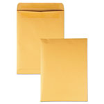 Quality Park Redi-Seal Catalog Envelope, #10 1/2, Cheese Blade Flap, Redi-Seal Closure, 9 x 12, Brown Kraft, 250/Box orginal image