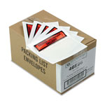 Quality Park Self-Adhesive Packing List Envelope, 4.5 x 5.5, Clear/Orange, 1,000/Carton orginal image