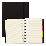 Rediform Notebook, 1-Subject, Medium/College Rule, Black Cover, (112) 8.25 x 5.81 Sheets orginal image
