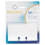 Rolodex Plain Unruled Refill Card, 2 1/4 x 4, White, 100 Cards/Pack orginal image