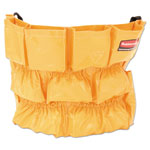Rubbermaid Brute Caddy Bag, 12 Pockets, Yellow orginal image
