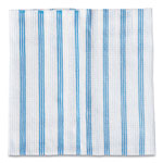 Rubbermaid HYGEN Disposable Microfiber Cleaning Cloths, Blue/White Stripes, 12 x 12, 600/Pack orginal image
