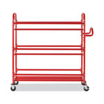 Rubbermaid Tote Picking Cart, 57 x 18.5 x 55, 450 lb Capacity, Red orginal image