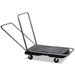 Rubbermaid Utility-Duty Home/Office Cart, 250 lb Capacity, 20.5 x 32.5, Platform, Black orginal image