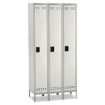 Safco Single-Tier, Three-Column Locker, 36w x 18d x 78h, Two-Tone Gray orginal image