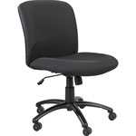 Safco Uber Big and Tall Series Mid Back Chair, Supports up to 500 lbs., Black Seat/Black Back, Black Base orginal image