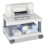 Safco Wave Design Printer Stand, Two-Shelf, 20w x 17.5d x 11.5h, Charcoal Gray orginal image