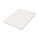 San Jamar Cut-N-Carry Color Cutting Boards, Plastic, 20w x 15d x 1/2h, White orginal image