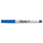 Sharpie® Ultra Fine Tip Permanent Marker, Extra-Fine Needle Tip, Blue, Dozen orginal image