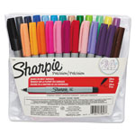 Sharpie® Ultra Fine Tip Permanent Marker, Extra-Fine Needle Tip, Assorted Colors, 24/Set orginal image