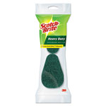 Scotch Brite® Soap-Dispensing Dishwand Sponge Refills, 2.9 x 2.2, Green, 2/Pack orginal image