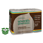 Seventh Generation Natural Unbleached 100% Recycled Paper Towel Rolls, 11 x 9, 120 Sheets per Roll, 24 Rolls per Case, 2,880 Sheets Total orginal image