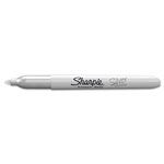 Sharpie® Metallic Fine Point Permanent Markers, Bullet Tip, Silver, Dozen orginal image