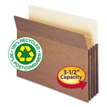 Smead 100% Recycled Top Tab File Pockets, 3.5