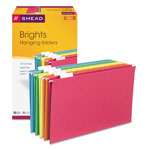 Smead Colored Hanging File Folders, Legal Size, 1/5-Cut Tab, Assorted, 25/Box orginal image