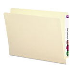 Smead End Tab Folders with Antimicrobial Product Protection, Straight Tab, Letter Size, Manila, 100/Box orginal image