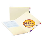 Smead Heavyweight Manila End Tab Pocket Folders with Front Pocket, Straight Tab, Letter Size, 50/Box orginal image