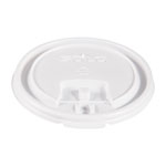 Solo Lift Back and Lock Tab Cup Lids, for 10oz Cups, White, 100/Sleeve, 20 Sleeves/CT orginal image