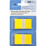 Sparco Pop-up Removable Standard Flags, 1", 100/PK, Yellow orginal image