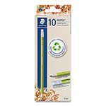 Staedtler Wopex Extruded Pencil, HB (#2), Black Lead, Green Barrel, 10/Pack orginal image