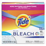 Tide Powder Laundry Detergent Plus Bleach, High Efficiency Compatible, 144 oz.Box (80 loads) orginal image