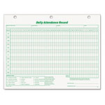 TOPS Daily Attendance Card, 8.5 x 11, 1/Page, 50 Forms orginal image