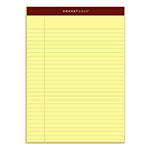 TOPS Docket Gold Ruled Perforated Pads, Wide/Legal Rule, 50 Canary-Yellow 8.5 x 11.75 Sheets, 12/Pack orginal image