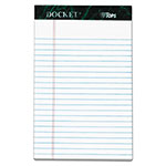 TOPS Docket Ruled Perforated Pads, Narrow Rule, 50 White 5 x 8 Sheets, 6/Pack orginal image