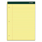 TOPS Double Docket Ruled Pads, Wide/Legal Rule, 100 Canary-Yellow 8.5 x 11.75 Sheets, 6/Pack orginal image