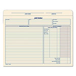 TOPS Job Folder, Straight Tabs, Letter Size, Manila, 20/Pack orginal image