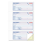 TOPS Money and Rent Receipt Books, Two-Part Carbonless, 2.75 x 7.13, 4/Page, 200 Forms orginal image