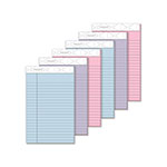 TOPS Prism + Colored Writing Pads, Narrow Rule, 50 Assorted Pastel-Color 5 x 8 Sheets, 6/Pack orginal image