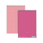 TOPS Prism Steno Pads, Gregg Rule, Pink Cover, 80 Pink 6 x 9 Sheets, 4/Pack orginal image