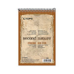 TOPS Second Nature Recycled Notepads, Gregg Rule, Brown Cover, 70 White 6 x 9 Sheets orginal image